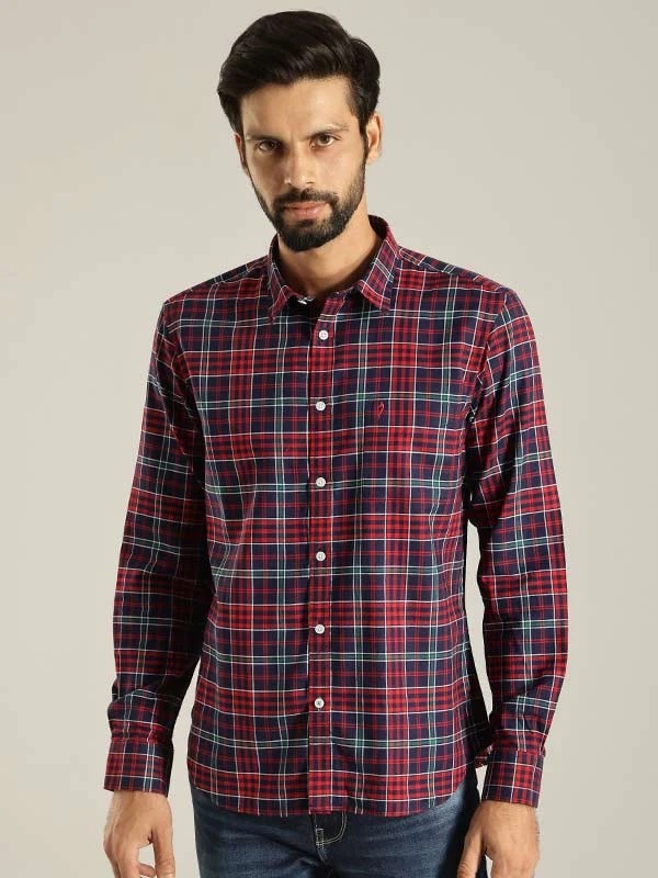 Indian Terrain Men Checkered Multicolor Shirt